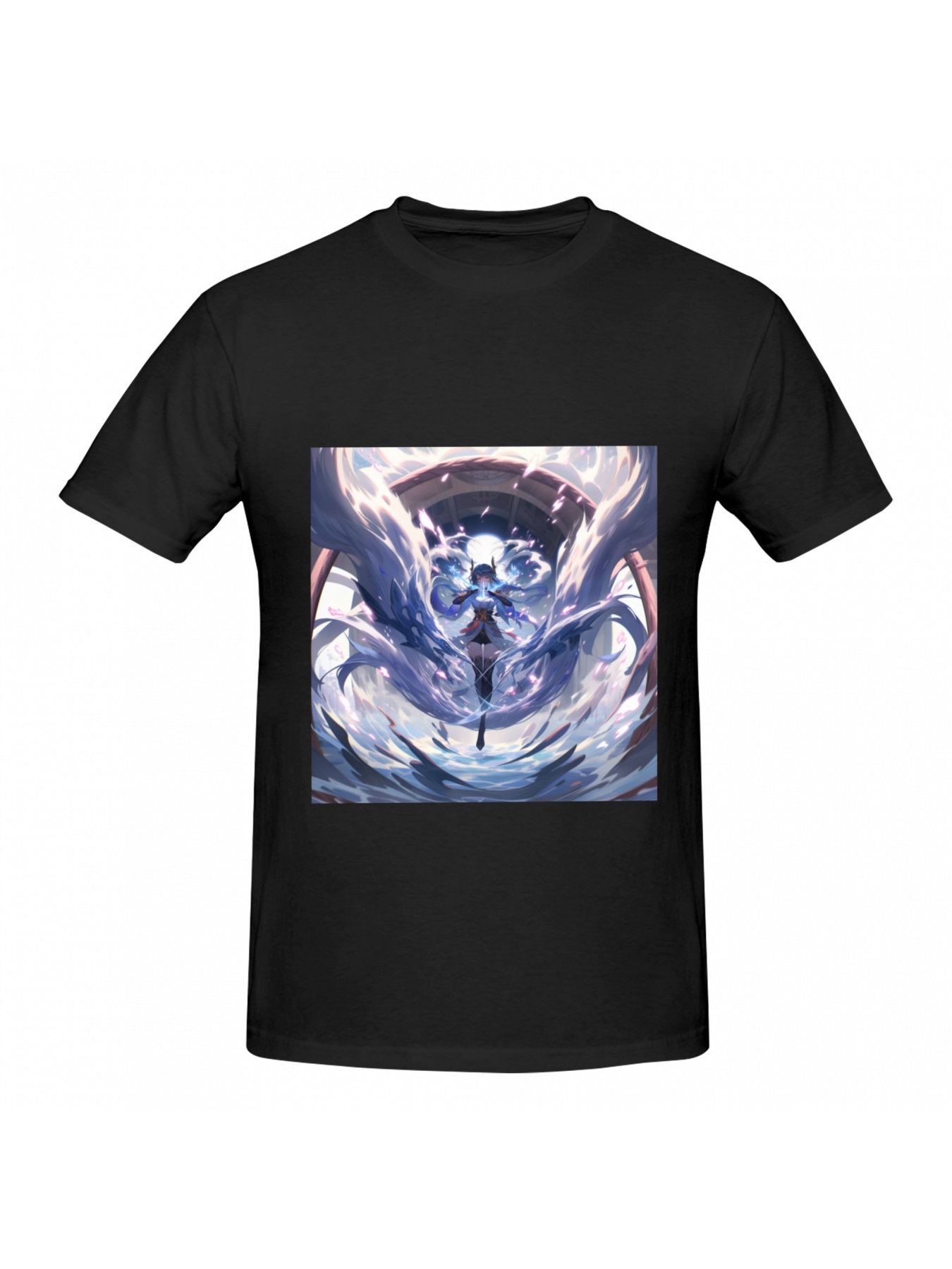 Mens Casual Crew Neck Short Sleeves Anime Character Print T Shirt For  Summer - Men's Clothing - Temu Belgium