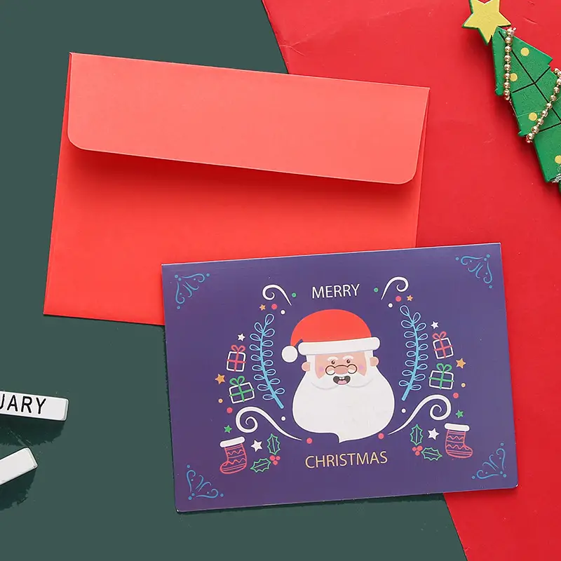 Nouvelle Carte De Vœux Enveloppe De Noël Petite Carte De - Temu Belgium