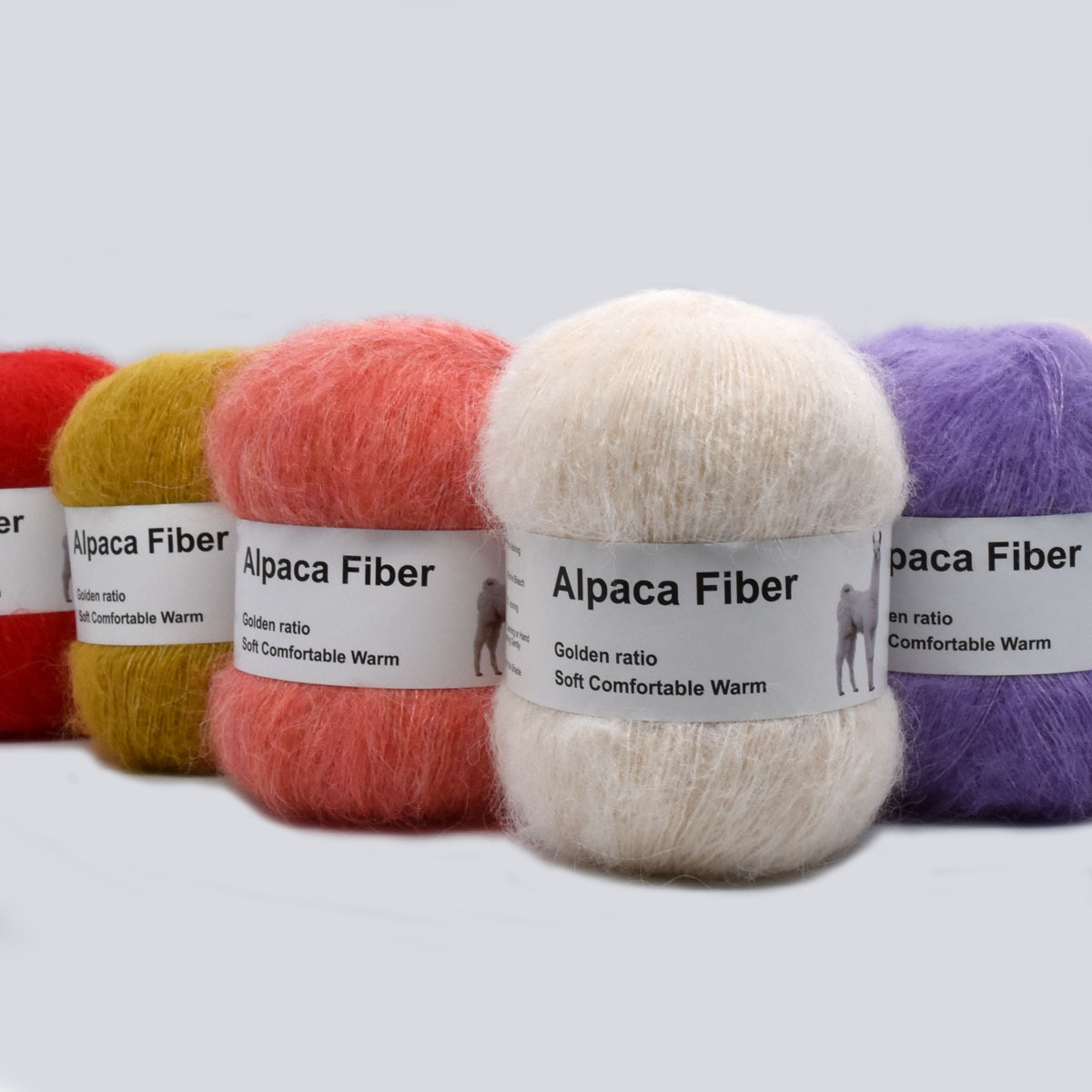 1pc 100g Alpaca Yarn ForKnitting Cashmere Yarn Thread Wool Blends Estambres  Para Tejer A Mano Thick Yarn