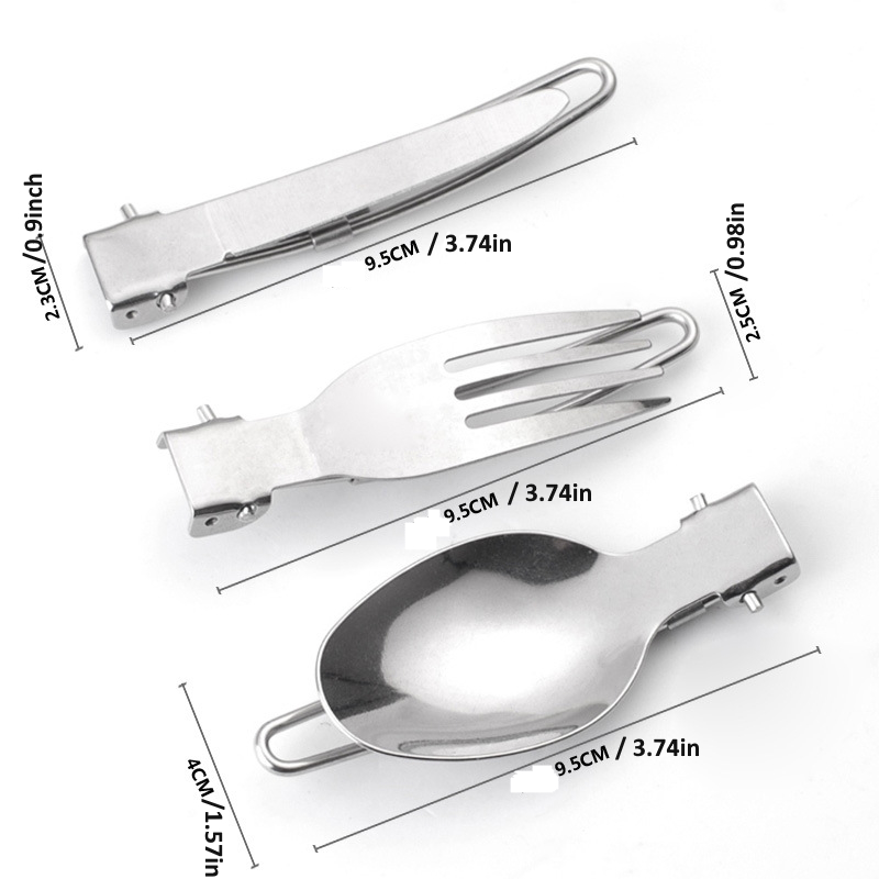 Stainless Steel Foldable Cutlery Set