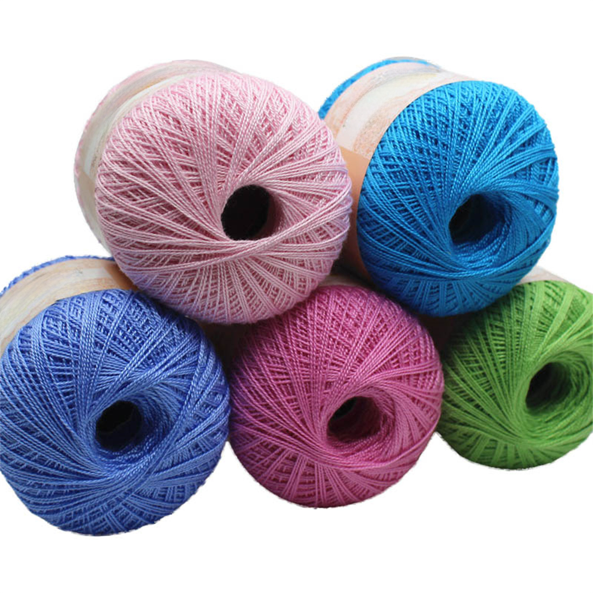 50g 3# Lace Yarn Cotton Wool Yarn Hand Knitting Crochet Line Thread  Embroidery