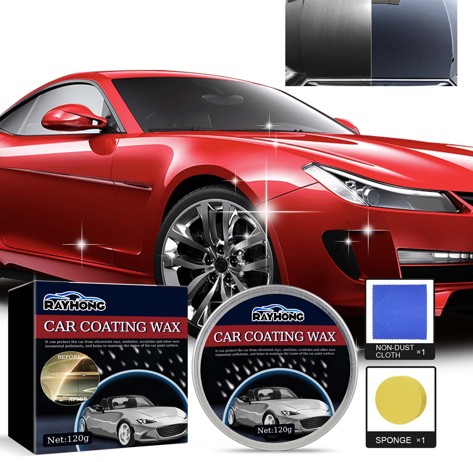 Rayhong Car Coating Agent Car Paint Nano Coating Crystal - Temu