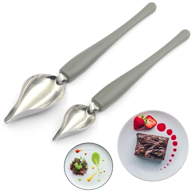 TEMU 5pcs Or 2pcs Candy Dipping Forks & Spoons - Metal Chocolate Dipping Tools With Pencil/decorating Spoons For Dessert Plates, Candy Making, Ice