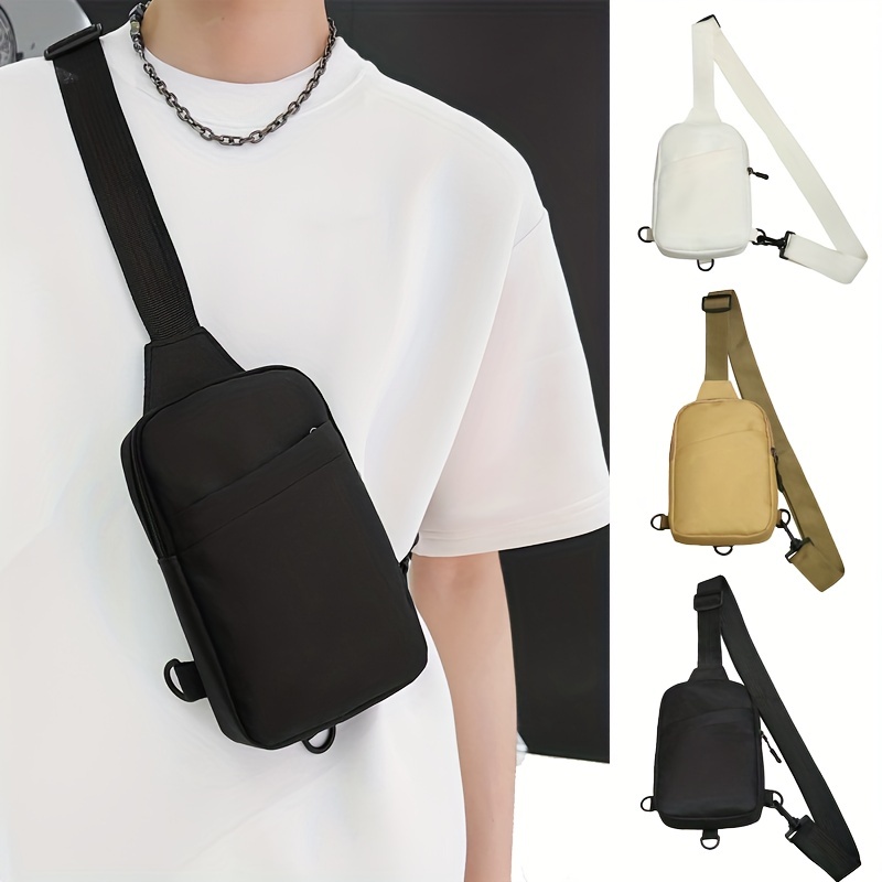 Men Women Shoulder Bag Sling Crossbody Chest Nylon Travel Outdoor Backpack
