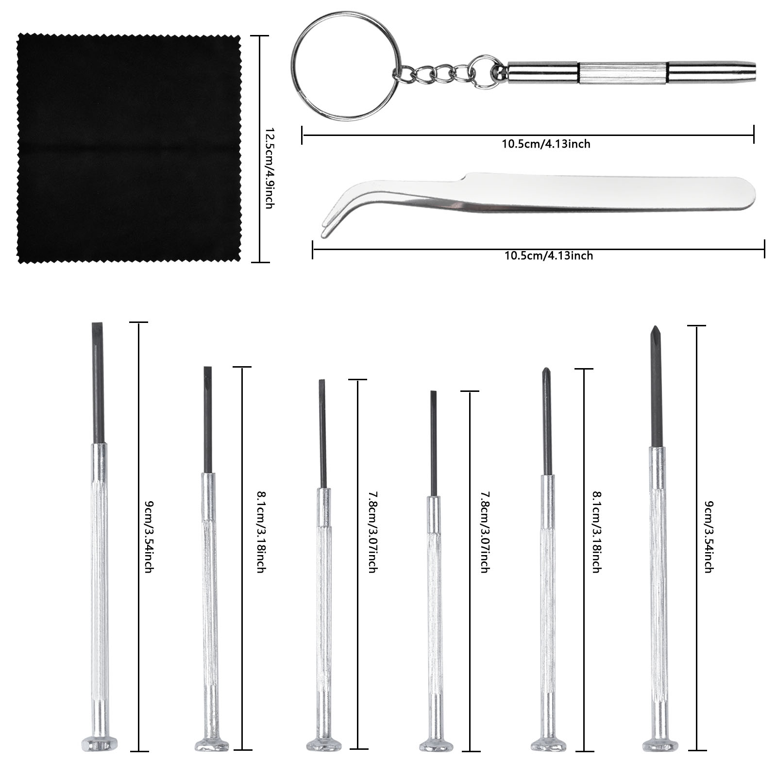 Kit Reparación Gafas 1000 Piezas Tornillos Gafas 6 Piezas - Temu