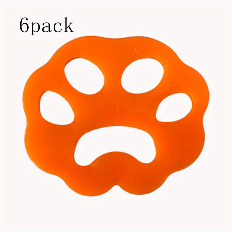 12pcs Pet Hair Remover for Laundry Lint Catcher Laundry Hair Catcher for Washing  Machine Reusable Dog Hair Remover for Laundry Dog Hair Catcher for Washer , Dryer ,Bedding,Clothes(Orange) 