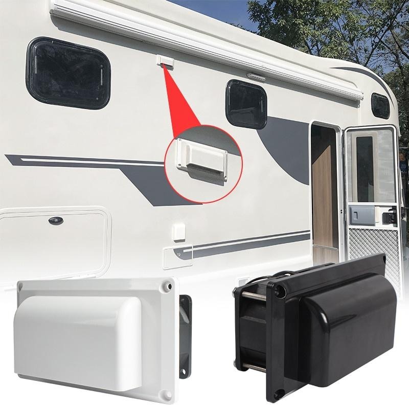 RV Trailer Caravan Motorhome Side Air Vent Ventilation Exhaust Fan Silent  White