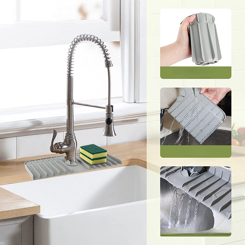 Rubber Dish Drying Pad, Kitchen Countertop Absorbent Pad, Washstand Drain  Mat, Soft Diatom Mud Faucet Absorbent Mat, Toilet Washstand Cup Mat, Toilet  Anti-water Absorption Mat, Kitchen Accessories, Bathroom Accessories - Temu