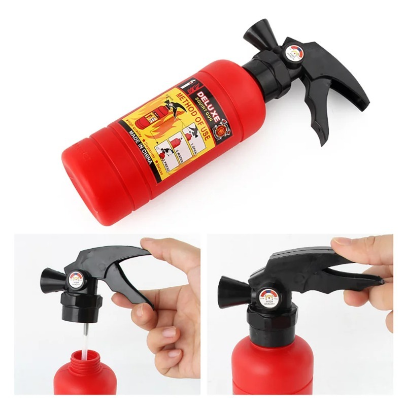 1 juego de extintor de incendios, simulando extintor de agua, divertido  juguete de verano para niños y niñas, disfraz de bombero para niños y  niñas, juguete de bombero para niños, novedoso regalo