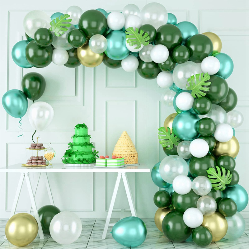 20 pièces à motif de camouflage décoratif 12 pouces vert latex ballon pour  la fête, Mode en ligne