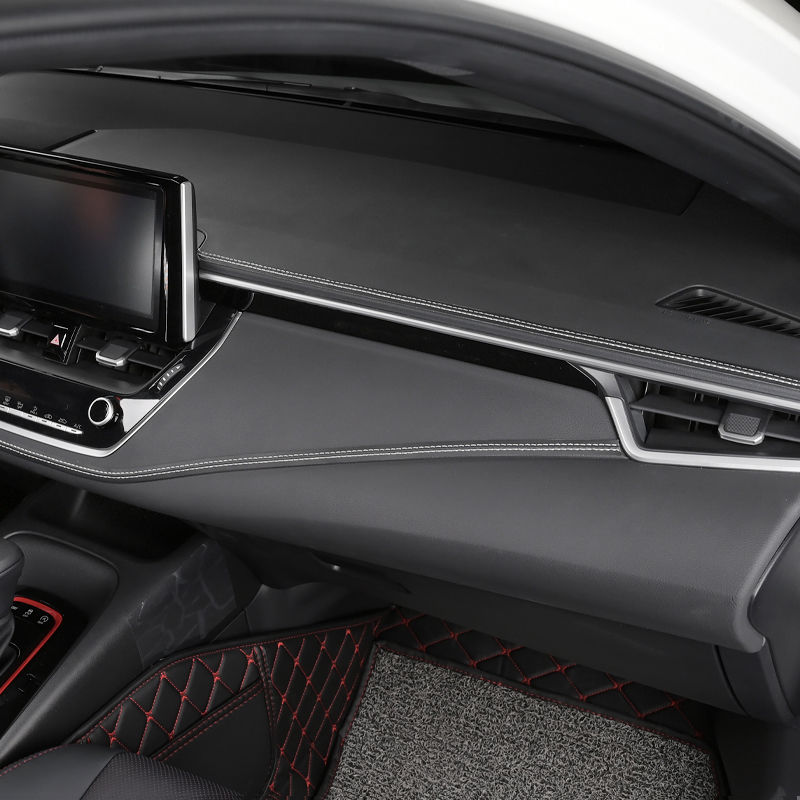 Interieur-Paket Carbon Fiber Echtes Leder Auto Innen Zubehör Auto
