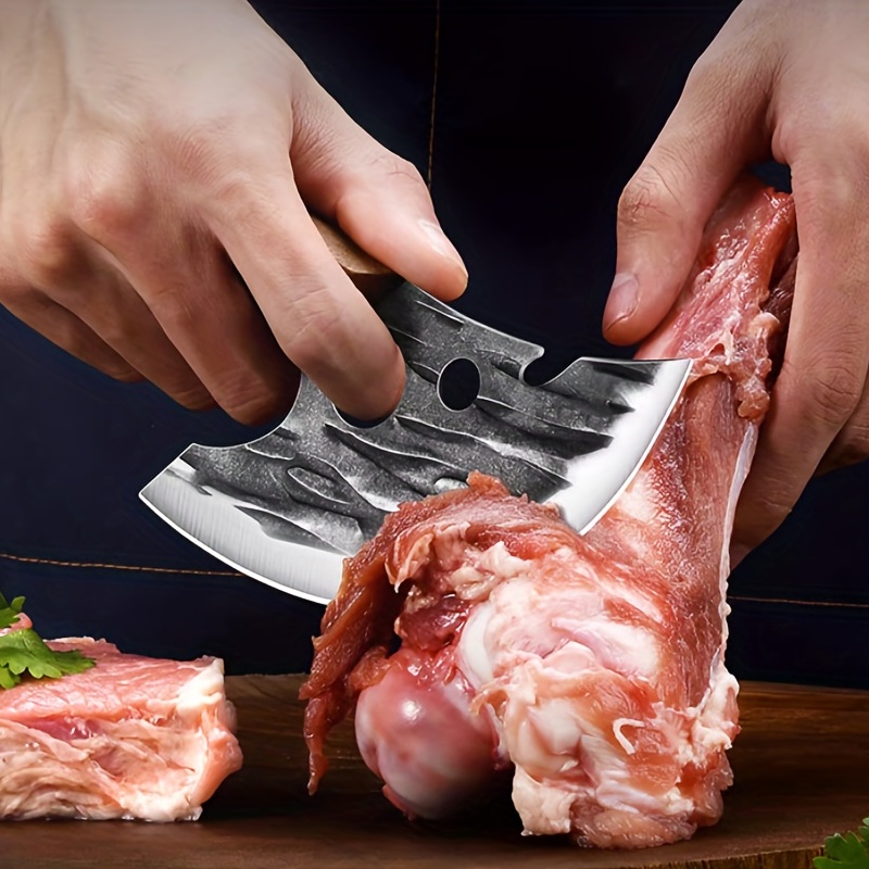 Sharp Handheld Meat Knife, Outdoor Multifunctional Small Straight Fishing  Knife For Cutting Meat, Fruit - Temu