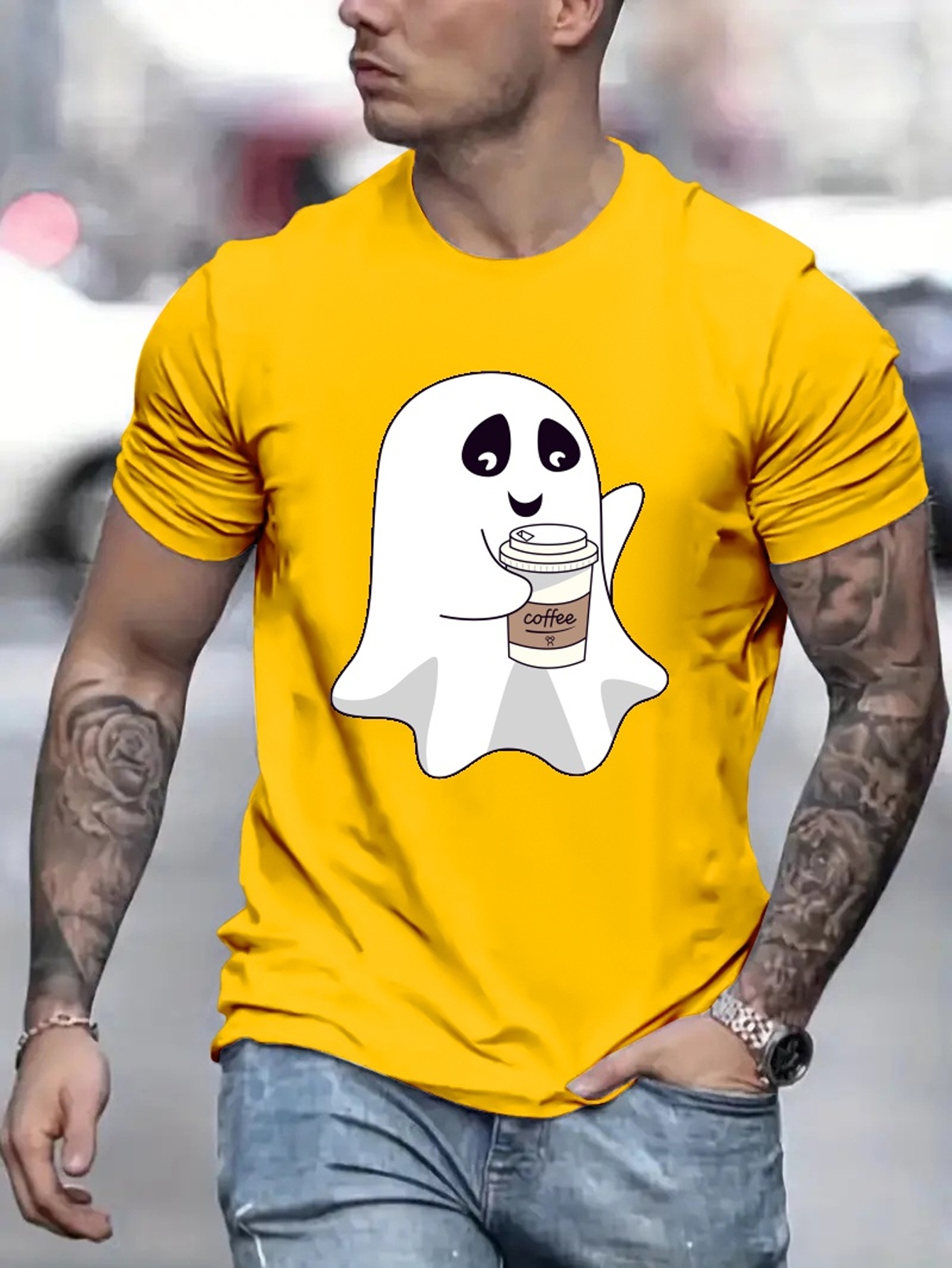 Yellow Shirt - Temu