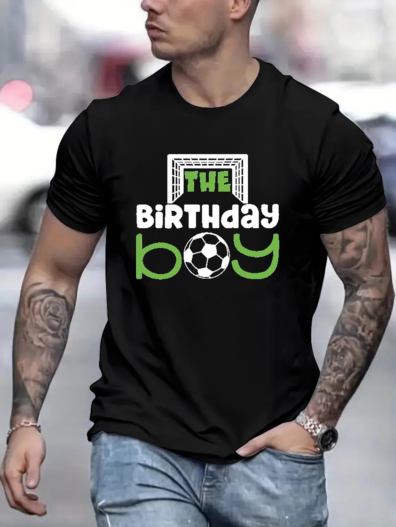 ANNIVERSAIRE. HAPPY BIRTHDAY. JOYEUX ANNIVERSAIRE. T-shirt Homme