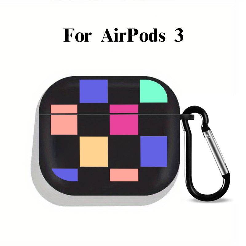 Cute Checkerboard Pattern Lattice Earphone Case For AirPods 3 1 2