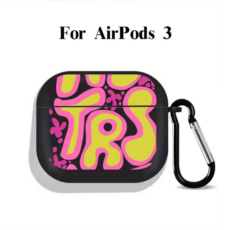 Letter G & Heart Graphic Earphone Case For Airpods1/2, Airpods3, Pro, Pro  (2nd Generation) Wireless, Luxury Silicone Cover Soft Protective Cases  Anti-fall Black Gifts - Temu United Arab Emirates