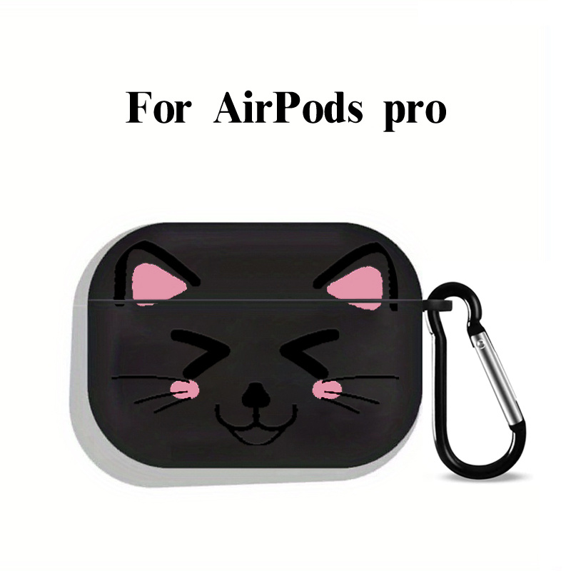 かわいい猫のグラフィックヘッドフォンケース AirPods1/2 AirPods3 Pro