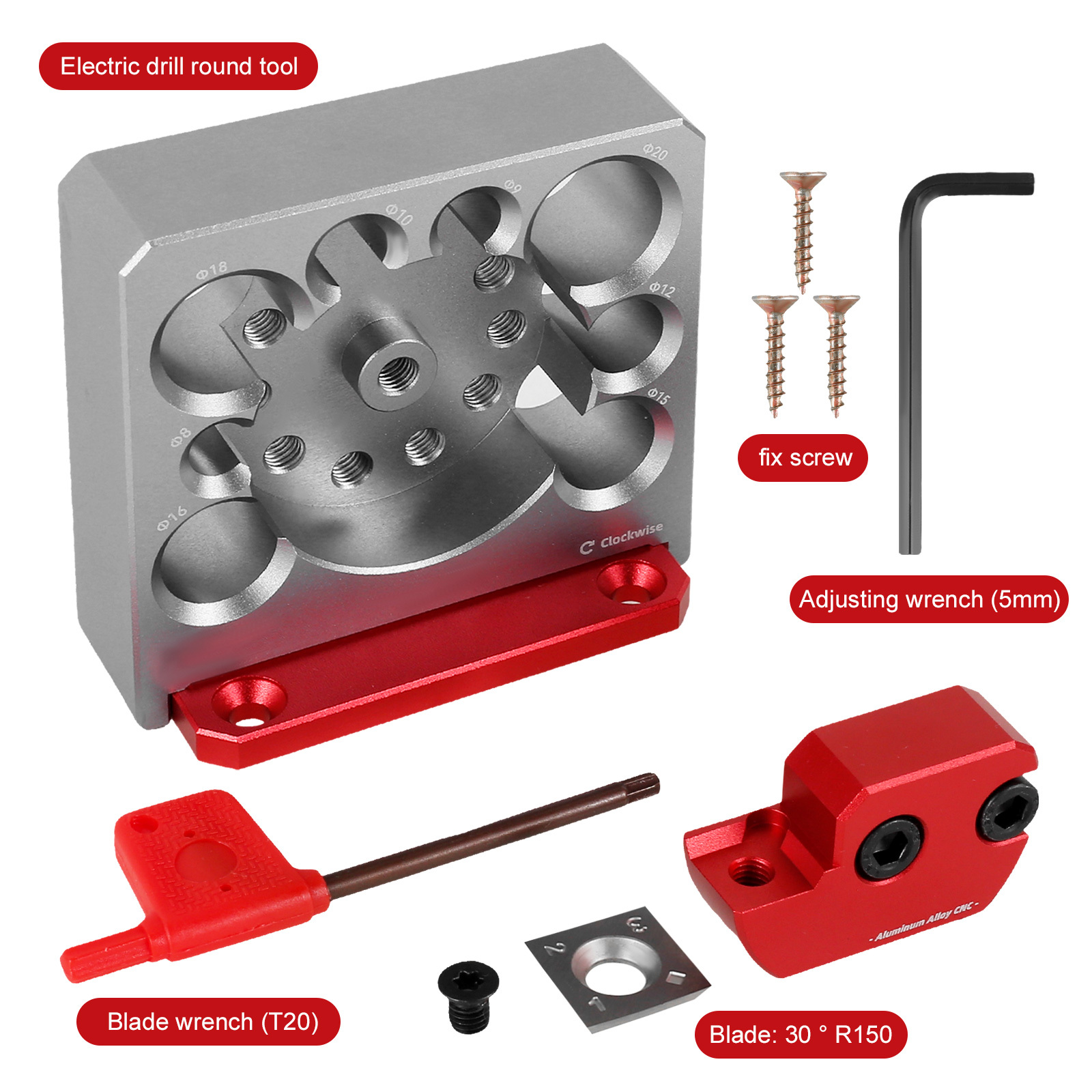 Dowel Maker Jig Kit 8-20mm Adjustable Dowel Maker Cutter 8 Holes