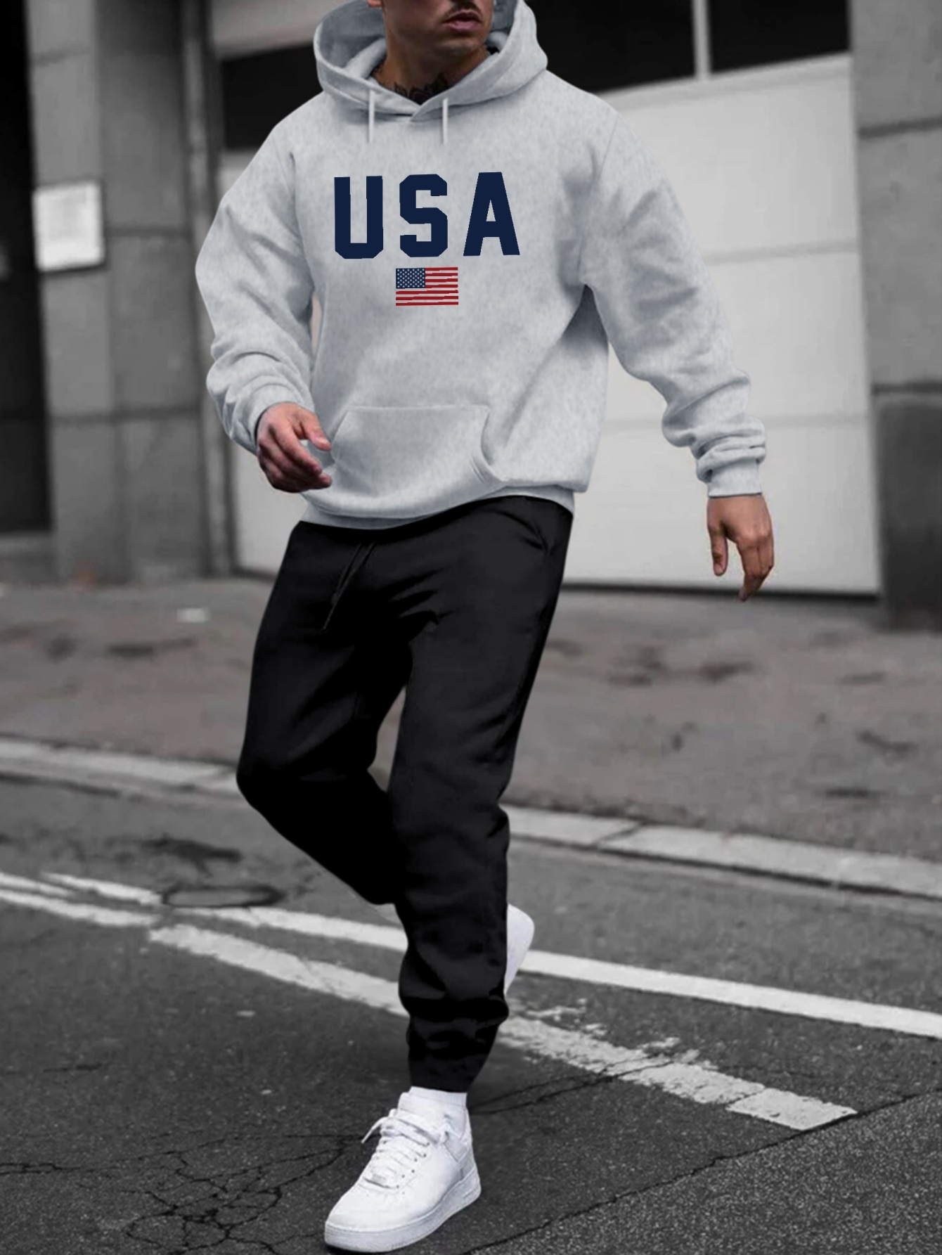 WARDROBE.NYC hooded sweatshirt - White