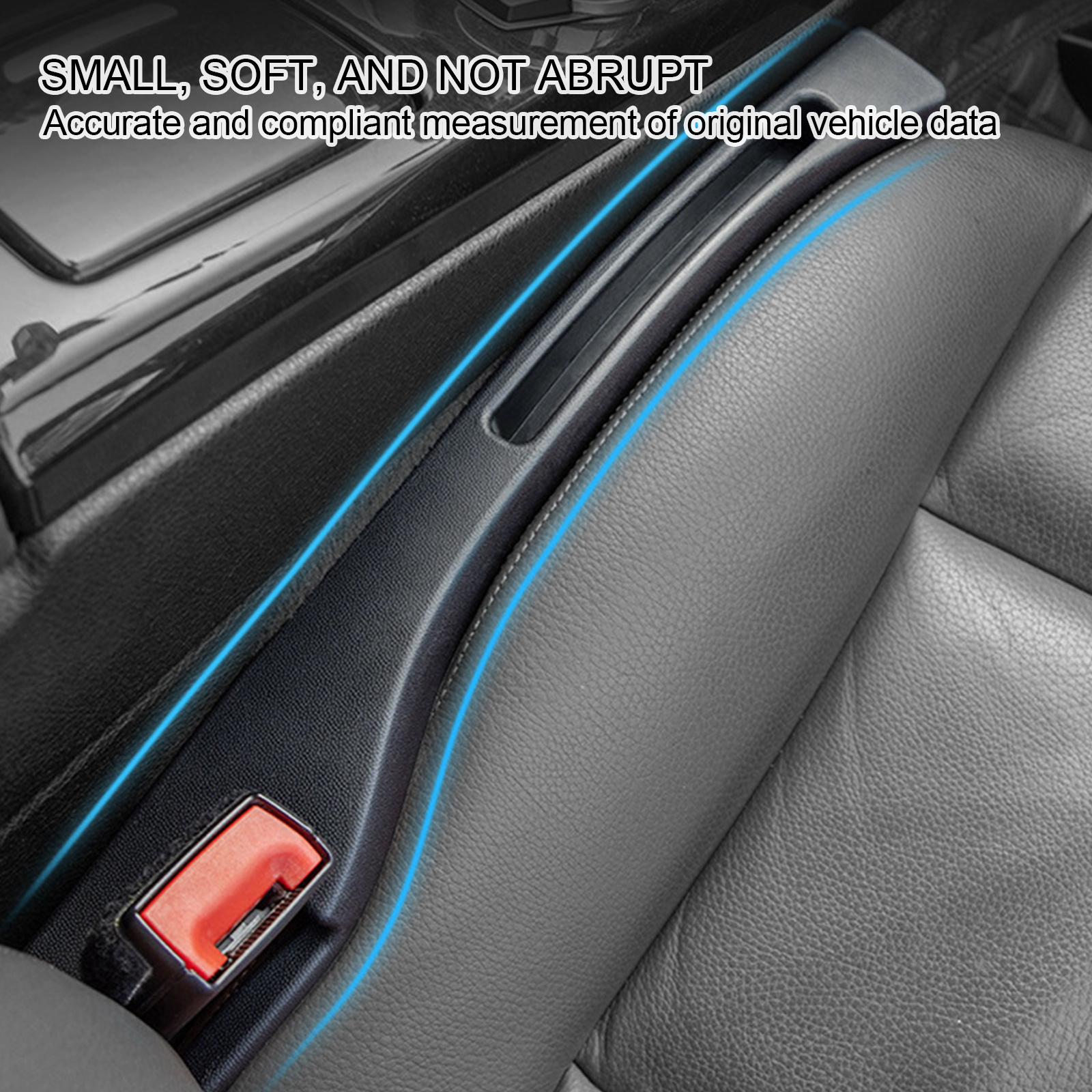 1 Paar Autositz-Lückenfüller-Seitennaht-Stopfenstreifen Auslaufsicherer  Füllstreifen Autositz-Spalt Anti-Drop-Innenraum-Autodekorationszubehör