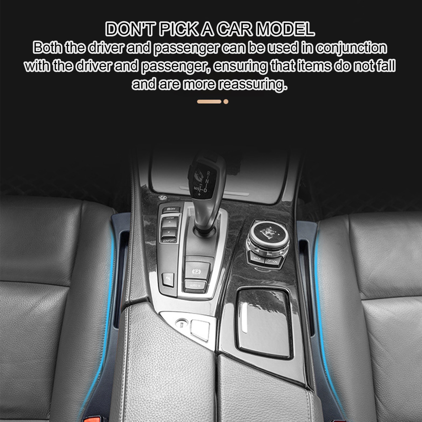 1 Paar Autositz-Lückenfüller-Seitennaht-Stopfenstreifen