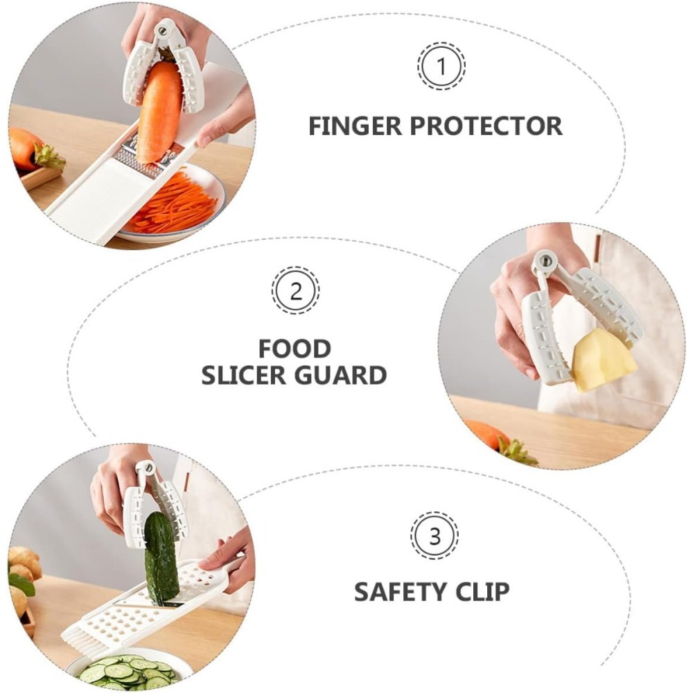 2pcs Vegetable Hand Guard Food Vegetable Slicer Carrot Grater Food Safety  Holder Mandoline Slicing Mandolin Hand Guards Mandoline Slicer Food Holder