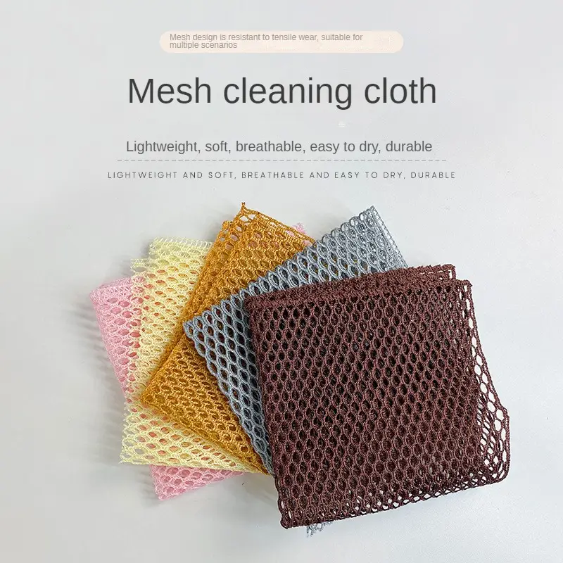 Mesh Cleaning Cloth Kitchen Cleaning Cloth Pot Washing Magic - Temu