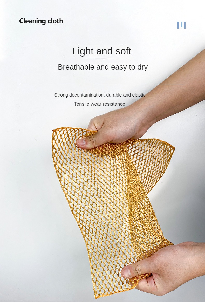 Mesh Cleaning Cloth Kitchen Cleaning Cloth Pot Washing Magic - Temu