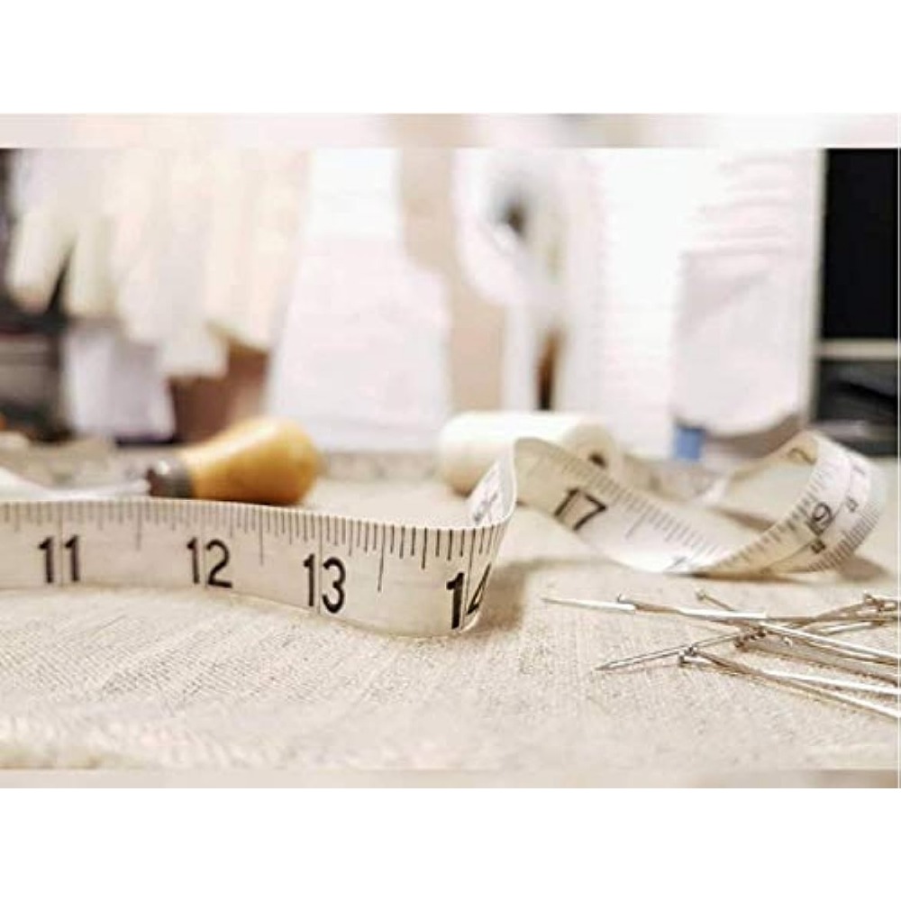Ruban à mesurer 150 cm blanc – 1,5 m – Flexible – Ruban à mesurer – Outil  de couture –