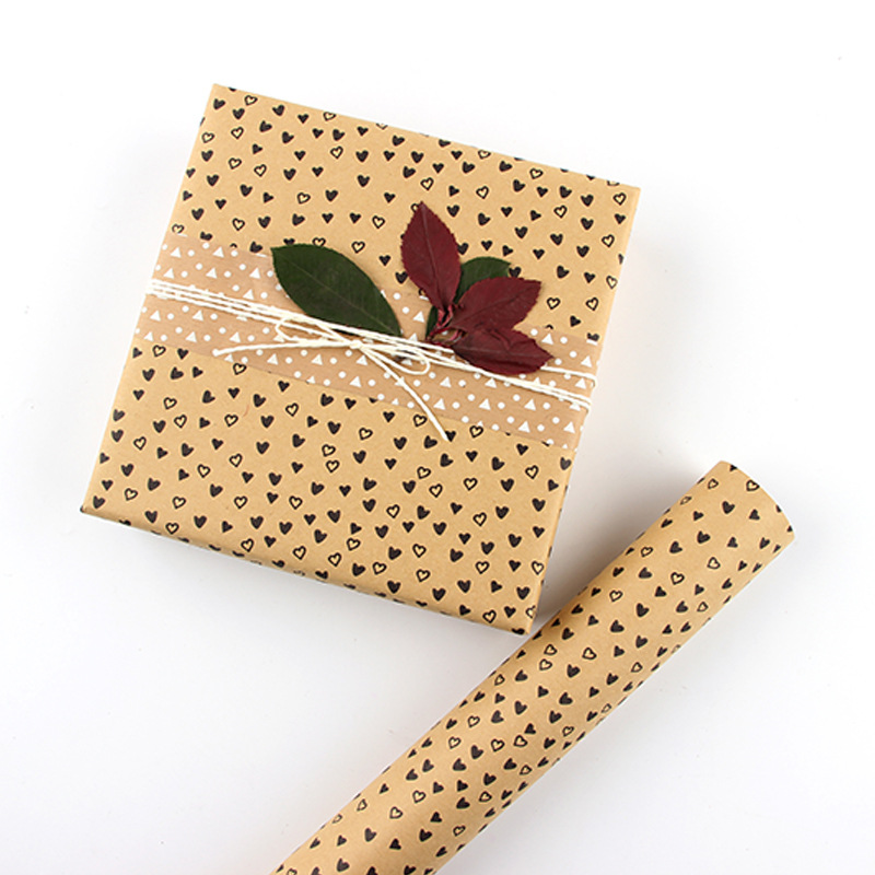 GLEAVI 3 Rolls Bouquet Wrapping Paper Brown Paper Wrapping Paper Floral  Wrapper Present Wrapping Paper Rose Bouquet Book Stuff Wrapping Paper for