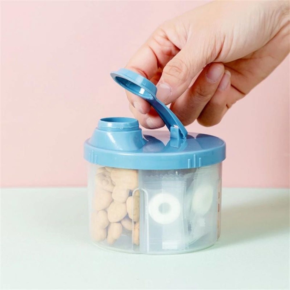 1pc Portable Plastic Food Storage Containers With Lids, Trip