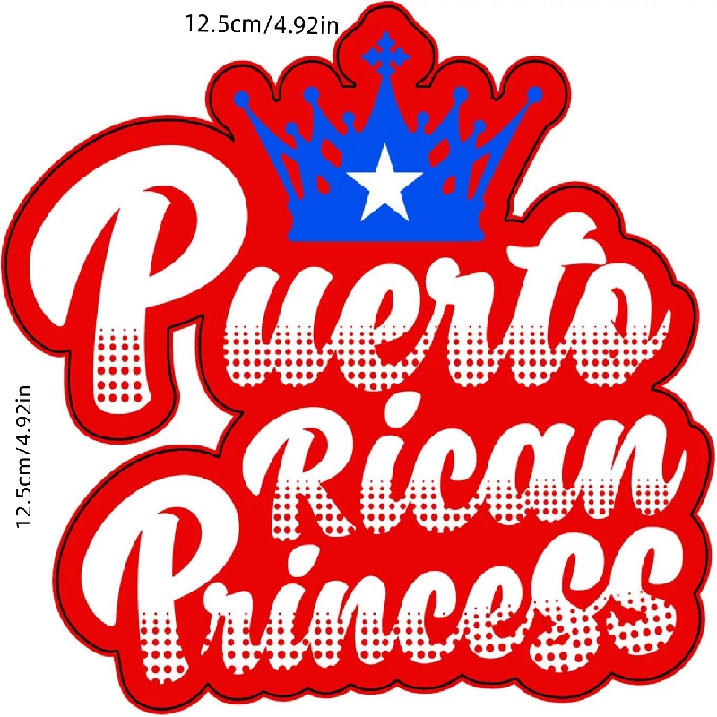 Wickedgoodz Puerto Rican Princess Vinyl Car Bumper Computer - Temu