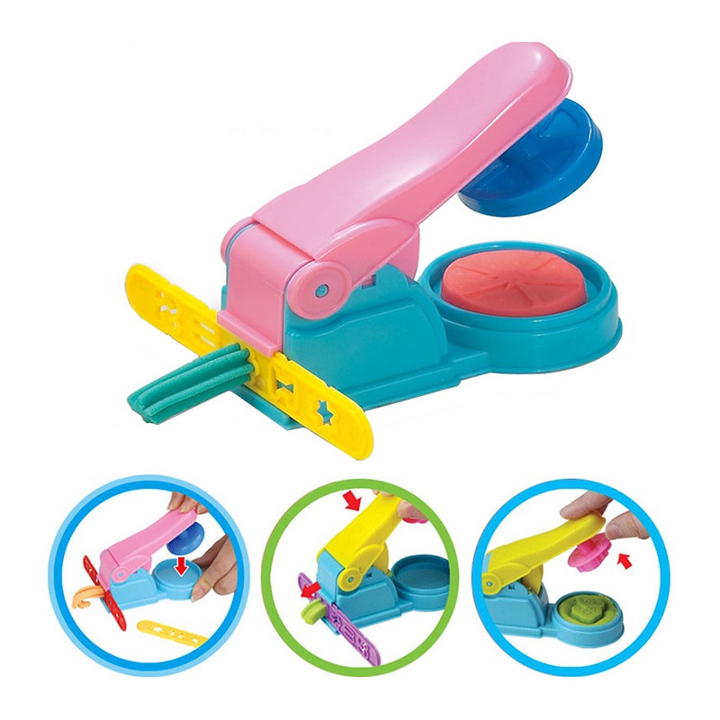 6pcs/set Kids Color Play Dough Model Tool Toys 3D Tools Playdough Set Early  Learning Toys 