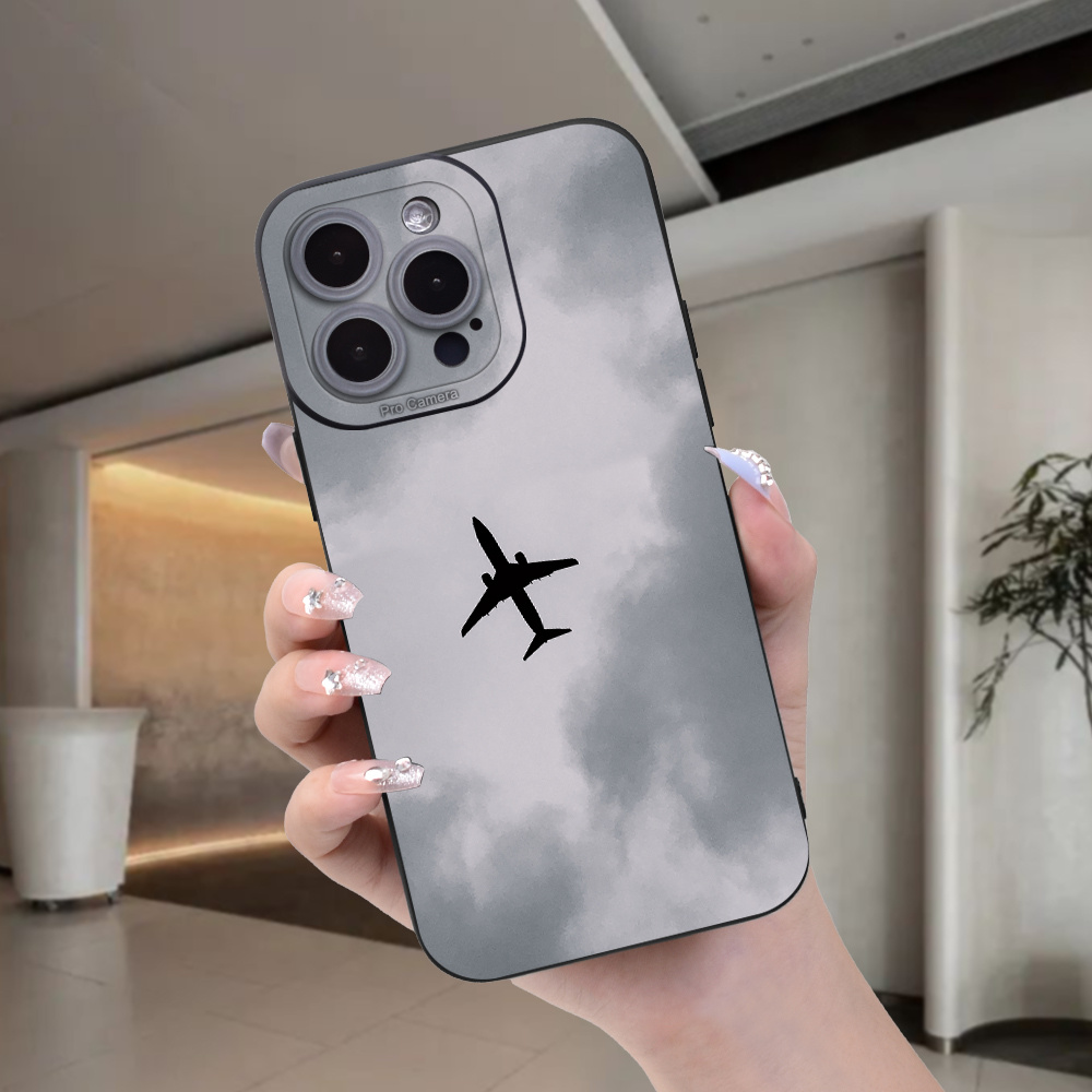 Funda Teléfono Móvil Diseño Avión Volador Iphone 14 13 - Temu