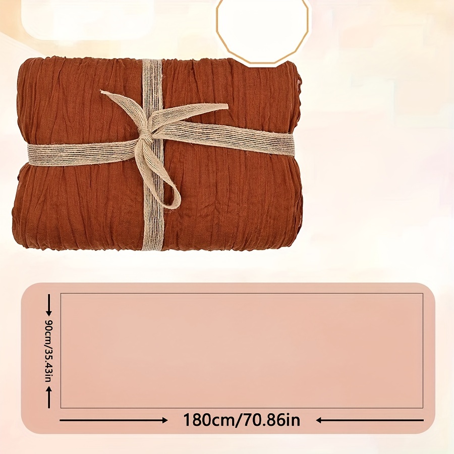 Polyester Table Runner for Wedding Birthday Party Decor