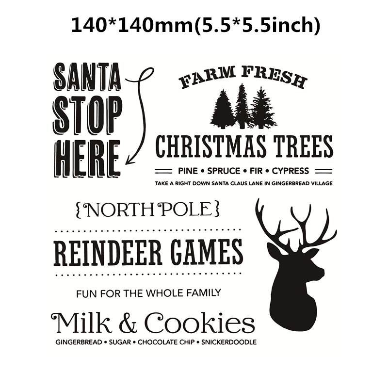 Farm Fresh Christmas Clear Stamps