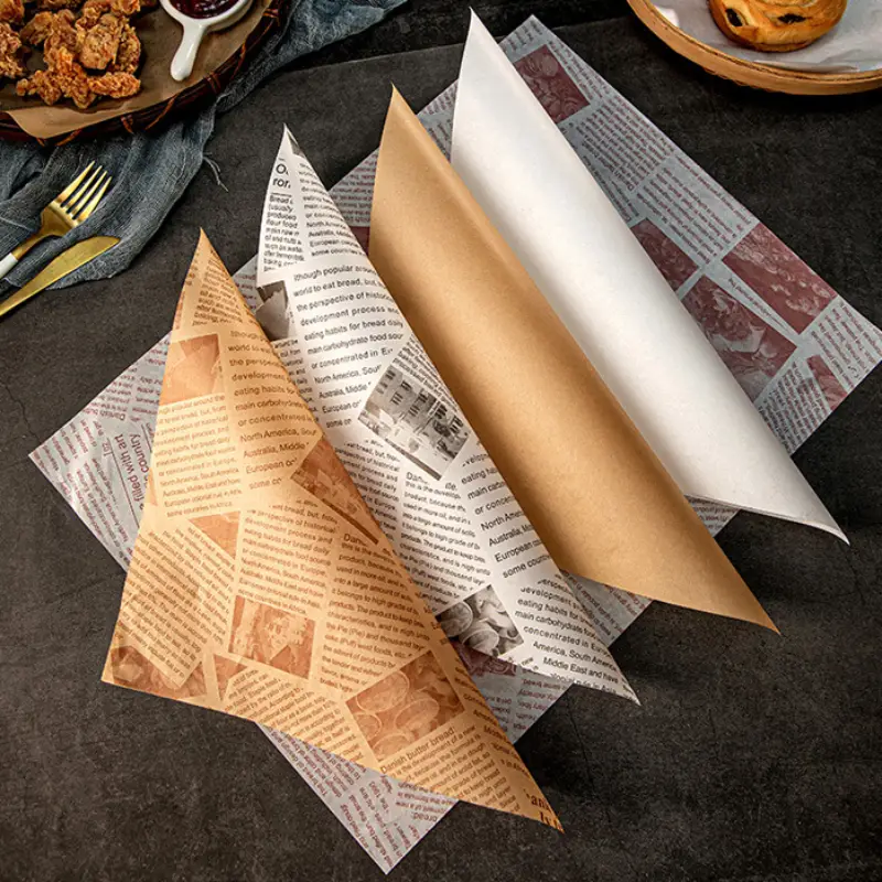 Vintage Pattern Wax Paper Sheets, Grease Resistant Food Wrapping Paper,  Disposable Food Wrappers, For Sadnwich, Hamburger, Fried Chicken, And More,  Kitchen Gadgets, Kitchen Stuff, Kitchen Accessories - Temu