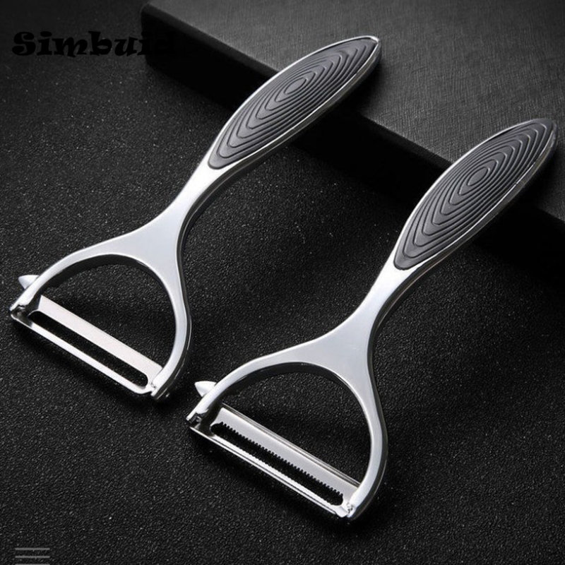 2 Pcs Y-shaped Swivel Potato Peeler, Stainless Steel Vegetable