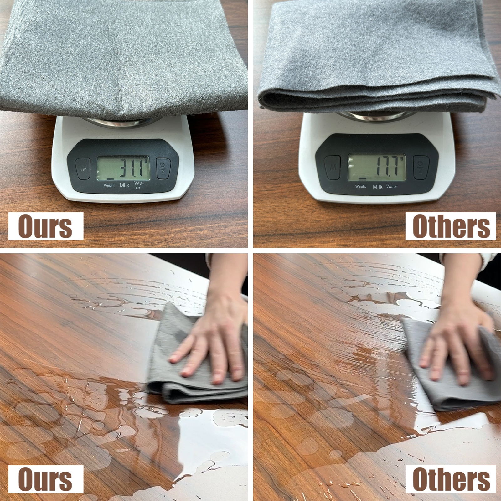 Thicken Magic Rag Household Windows Glass Cleaning Cloth Bathroom Mirror  Wiping Rags Absorbent Kitchen Dishcloth Car Wash Towel