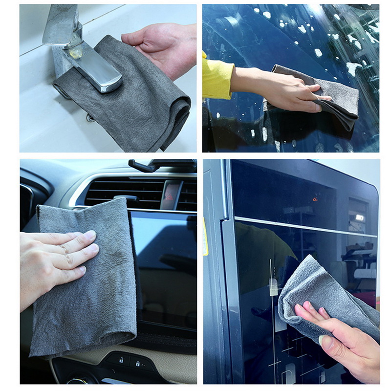 Thicken Magic Rag Household Windows Glass Cleaning Cloth Bathroom Mirror  Wiping Rags Absorbent Kitchen Dishcloth Car Wash Towel