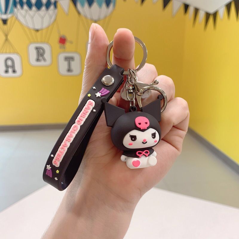 Porte-clés pendentif Hello Kitty Rouge - Tutete