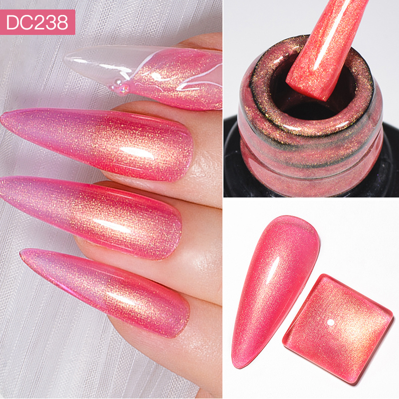 Glitter Aurora Rubber Base Gel 10 Colors Sheer Builder Gels Temu