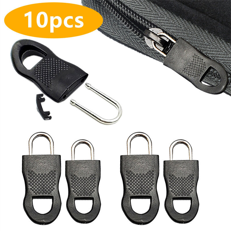 5/10Pcs Replacement Zipper Puller For Clothing Zip Fixer For Travel Bag  Suitcase Backpack Zipper Pull Fixer For Tent