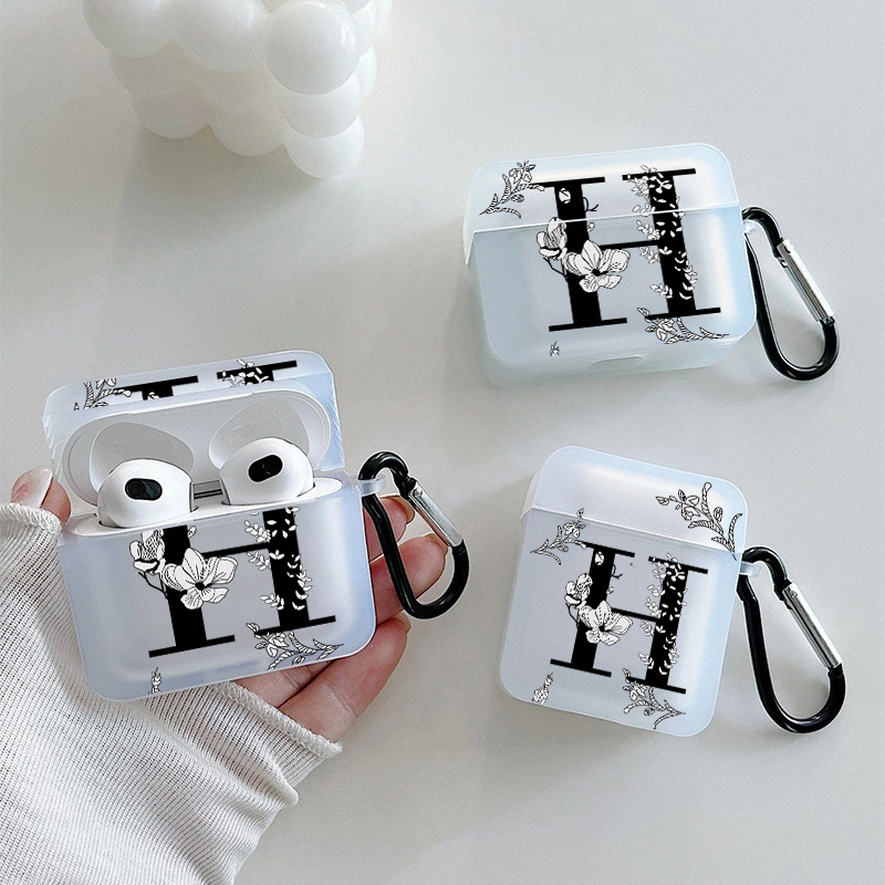 Earphone Case With Letter H Graphic With Lanyard Beads Wireless Protective  Cases Anti-fall For Airpods1/2, Airpods3, Pro, Pro (2nd Generation) Gift For  Birthday, Halloween, Thanksgiving, Christmas - Temu