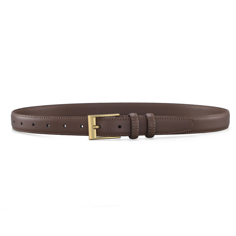 Brown Black Leather Belts for Women , Women's Belts for Jeans , Designer Belts for Women Light Brown / 2.5cm / 1