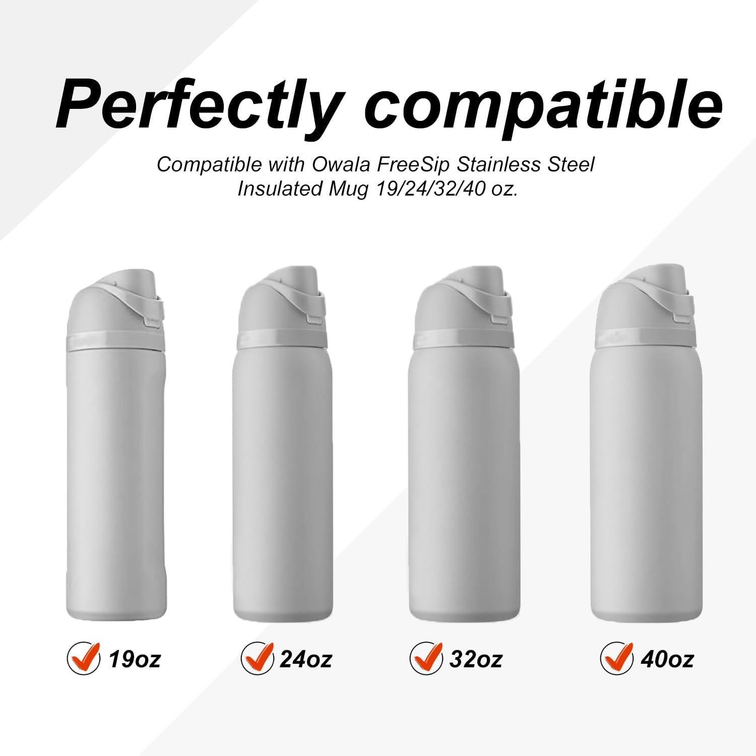  Replacement Stopper Compatible With Owala FreeSip 24oz