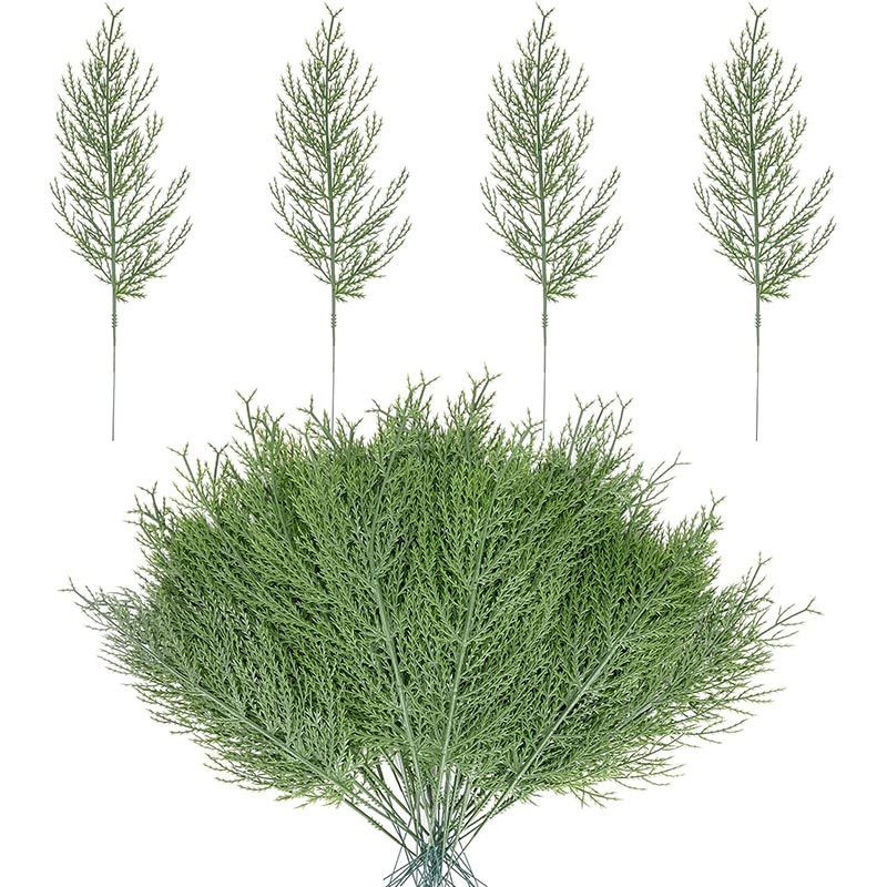 Artificial Pine Leaves Branches Fake Greenery Pine - Temu