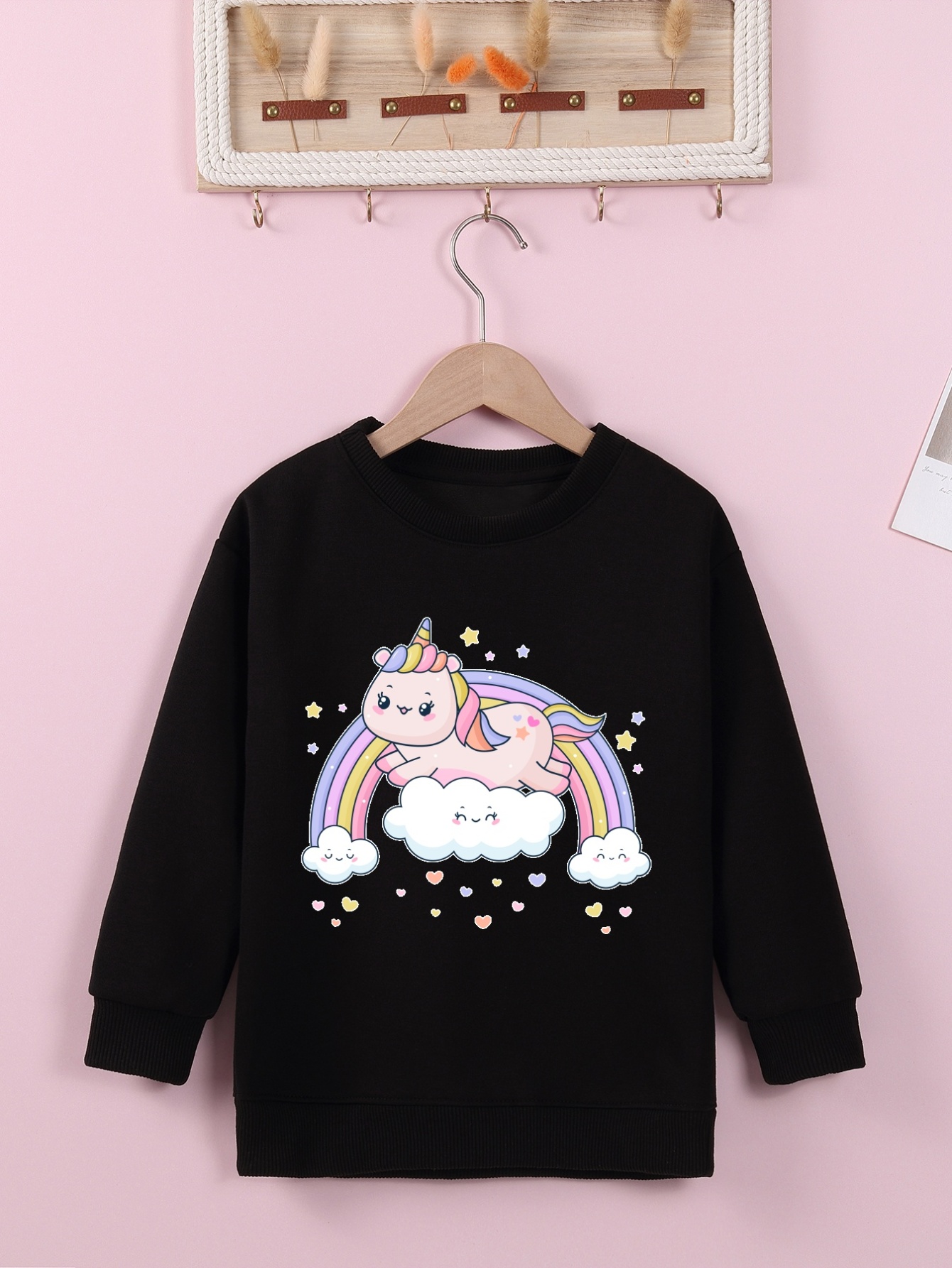 Ragazze Pullover Stampa Unicorno Volante Polsini A Costine Girocollo  Maglietta Maglioni, Abbigliamento Autunno/inverno Per Bambini, Regalo Di  Natale - Moda Per Bambini - Temu Italy