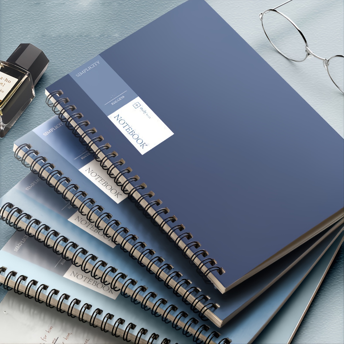 Notebook Stationery Spiral Notebook School Supplies Size A4 A5 A6