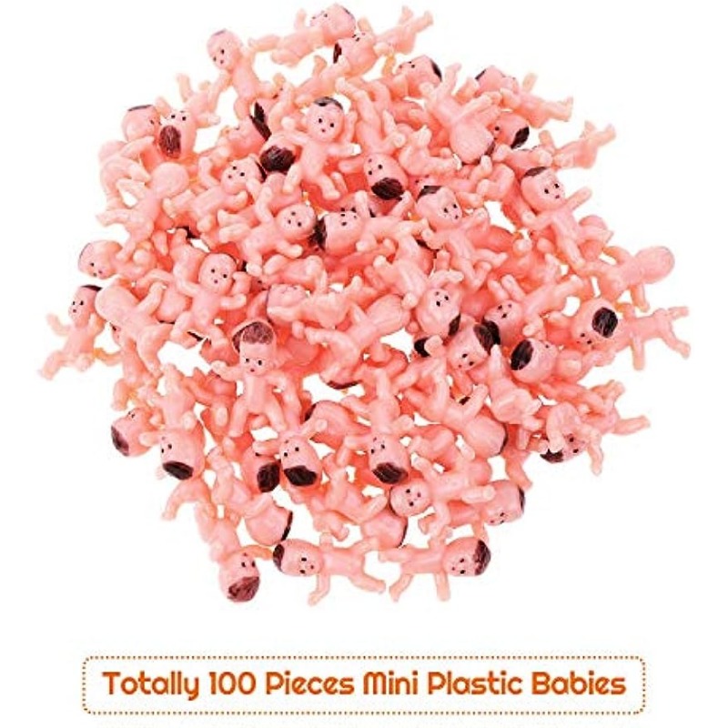 10/20/30pcs, Mini Plastic Babies, Tiny Plastic Baby Figurines Small King  Cake Babies Bulk For Ice Cube My Water Broke Baby Shower Games, Party Gifts